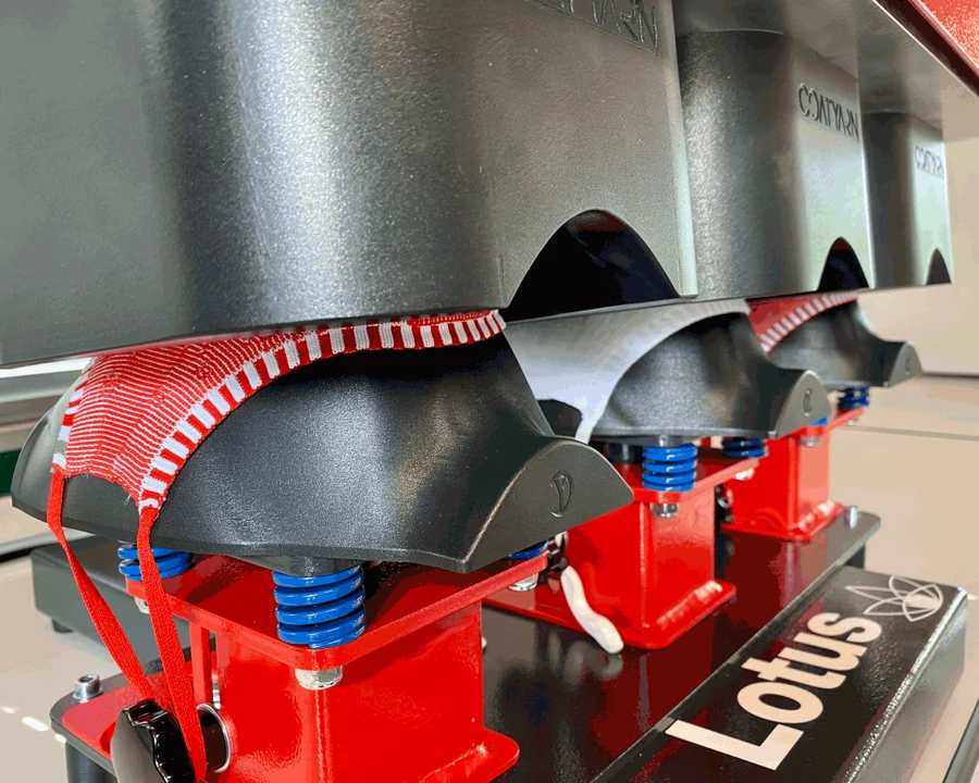 Custom-built Lotus heat press