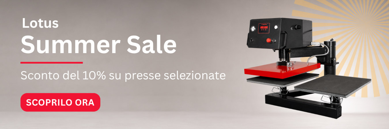 Lotus Summer Sale: sconto su termopresse selezionate