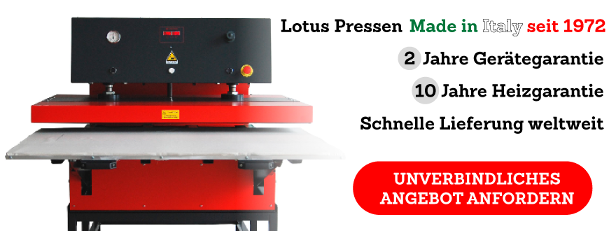 Großformatige Transferpresse