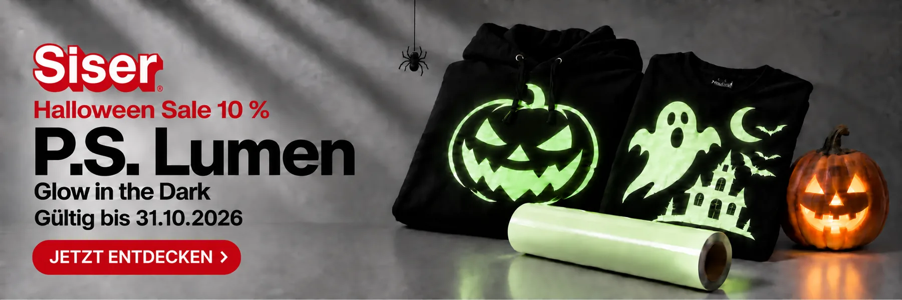 Siser P.S. Lumen Halloween Sale – Glow in the dark