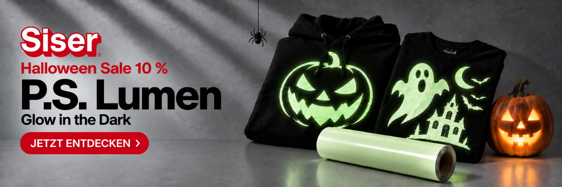 Siser P.S. Lumen Halloween Sale – Glow in the dark