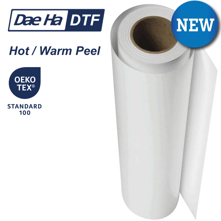 DaeHa DTF Film Hot-Peel Oeko-Tex DaeHa DTF Film Hot-Peel Oeko-Tex